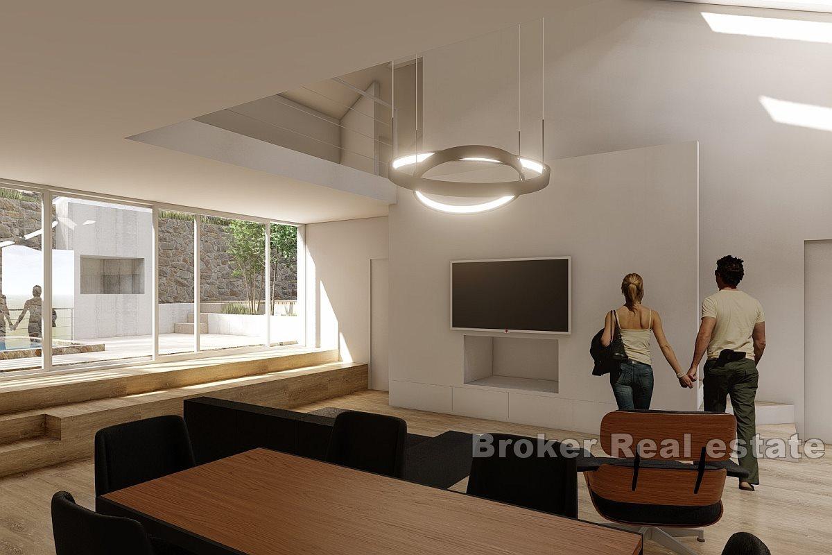 Přímořský dům ve fázi shellu