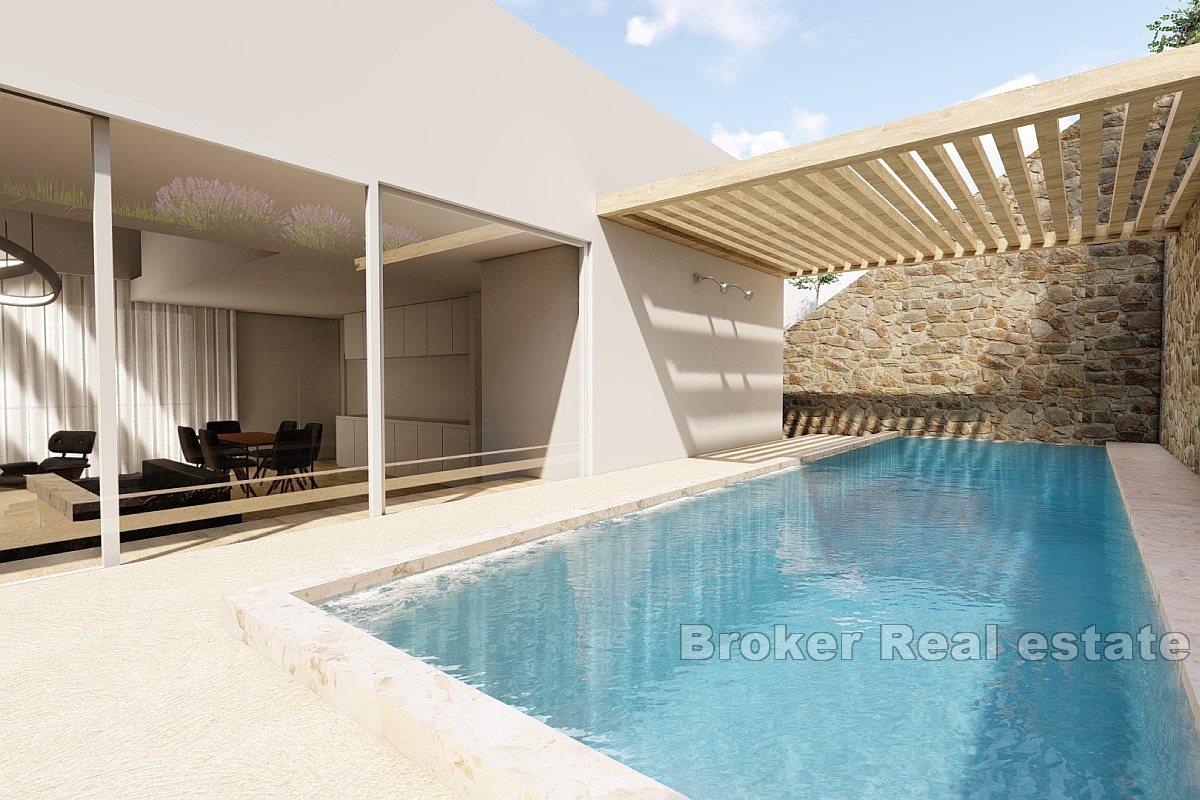 Přímořský dům ve fázi shellu