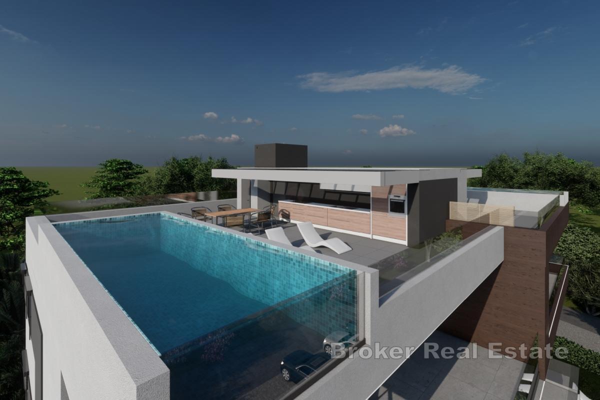 Penthouse mit Meerblick, Pool und Dachterrasse