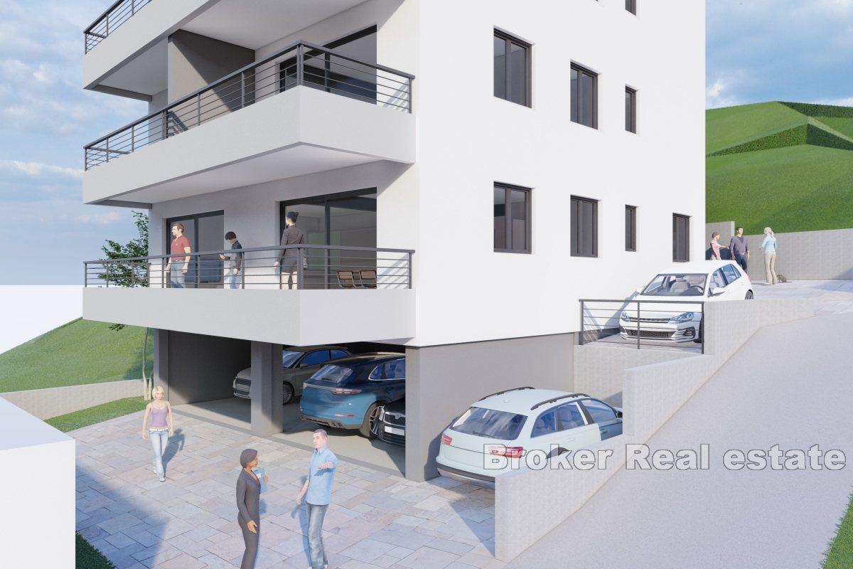 Apartament w nowym budynku w pobliżu morza