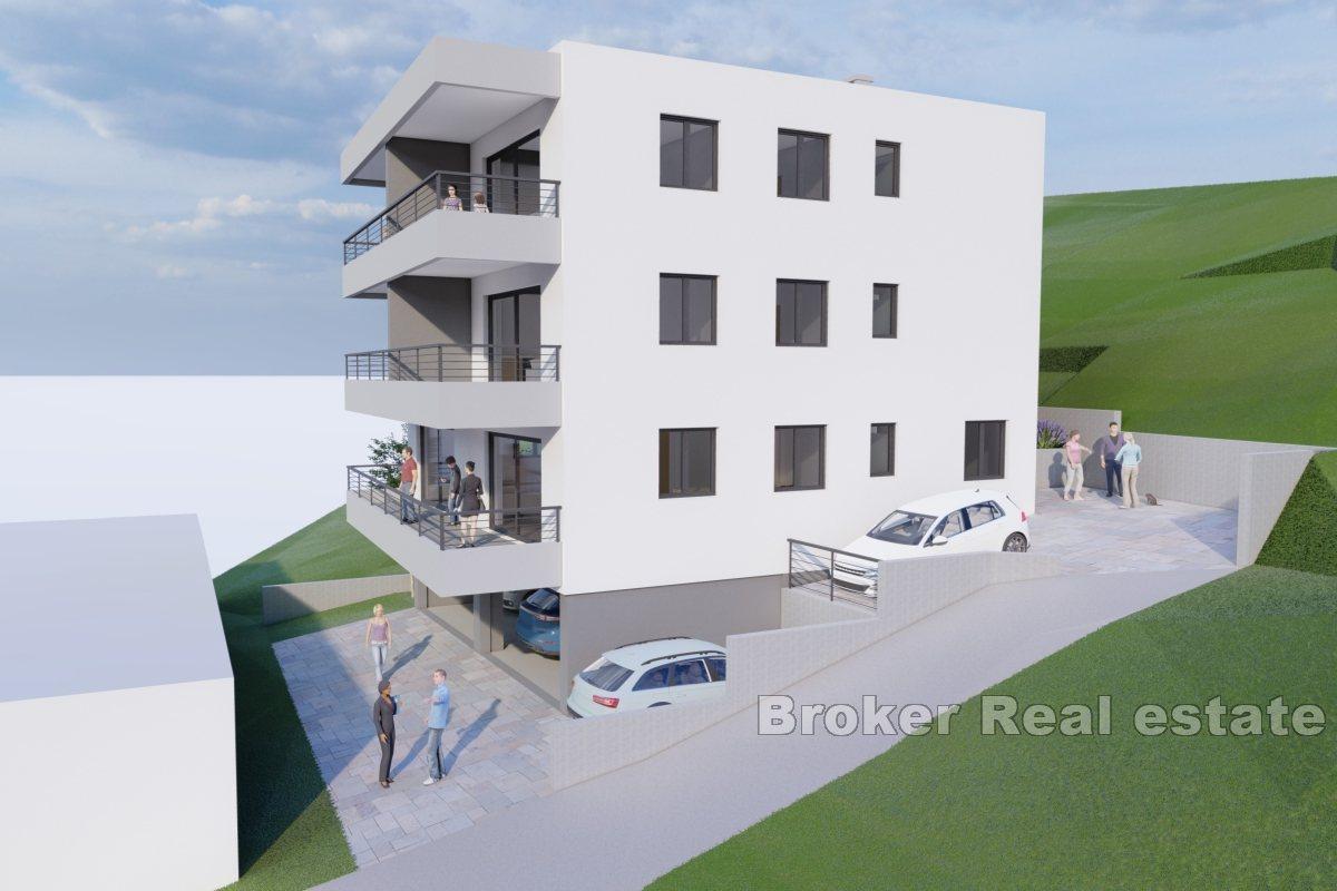 Apartament w nowym budynku w pobliżu morza