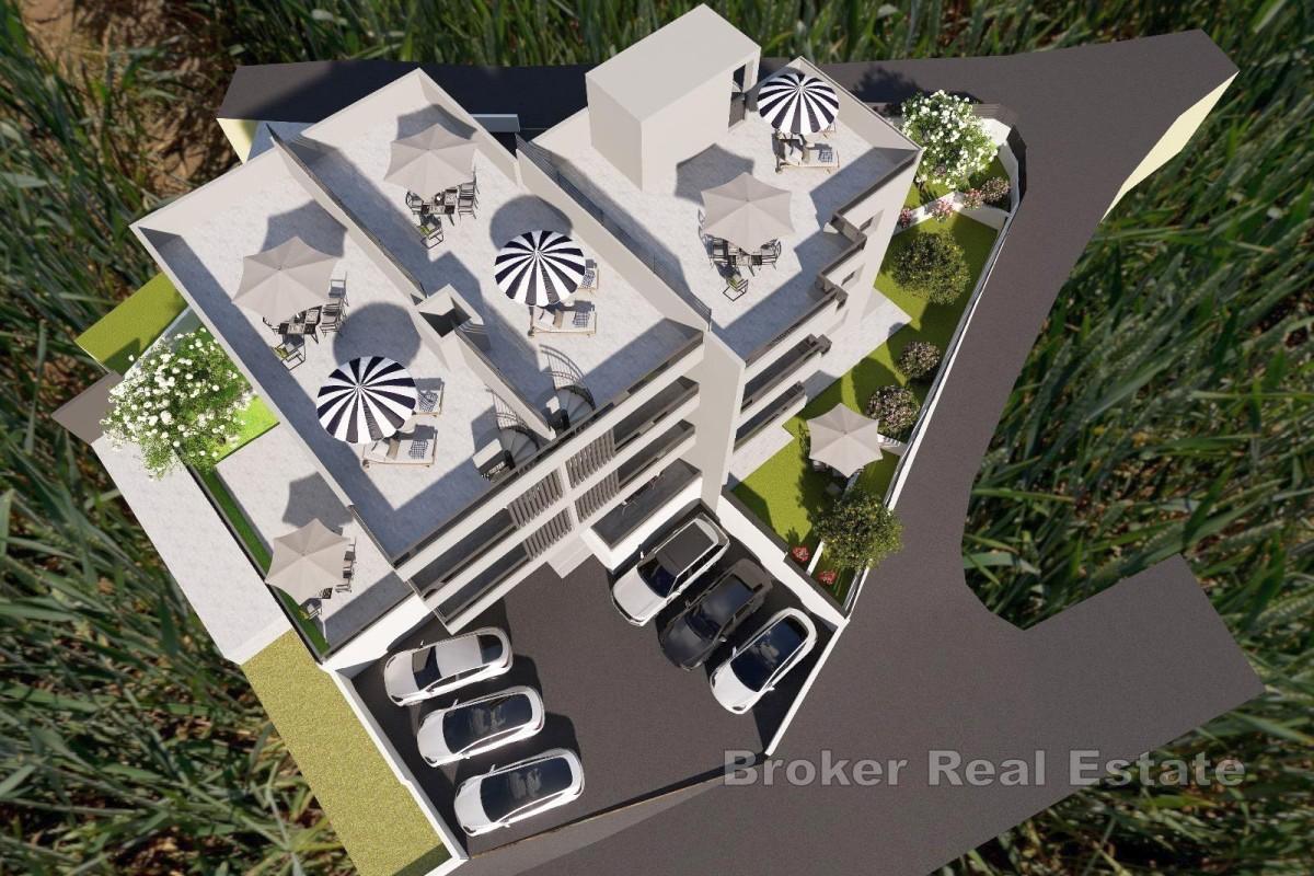 Penthouse z tarasem na dachu i widokiem na morze