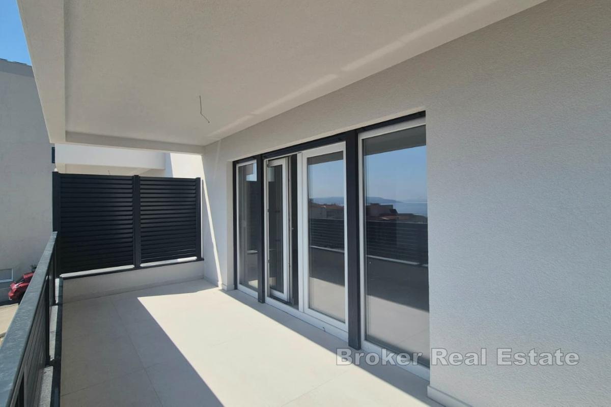 Nowo wybudowany apartament z widokiem na morze