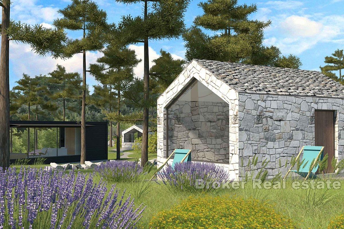 Terreno spazioso con un progetto vicino al mare