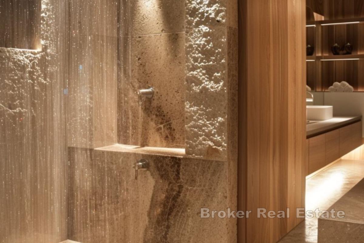 Unik villa med krystallbadekar fra Madagaskar og havutsikt