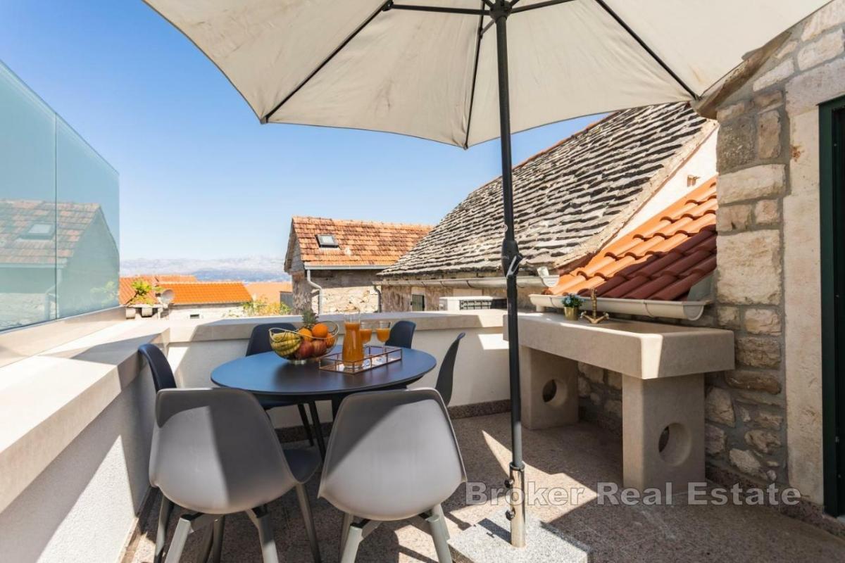 Steinhaus in Meeresnähe