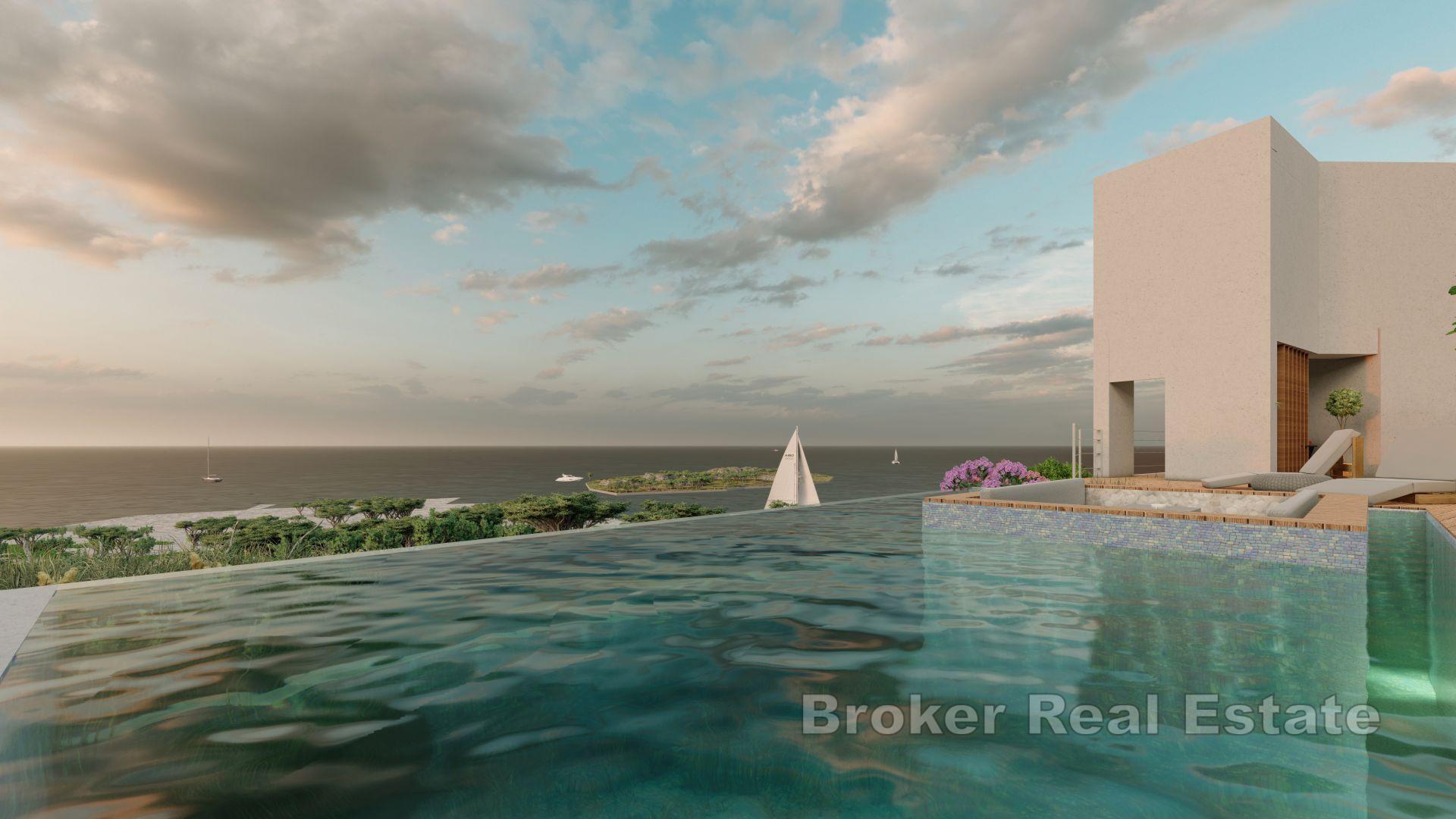 Île de Kaprije - Villa en construction dans un excellent emplacement