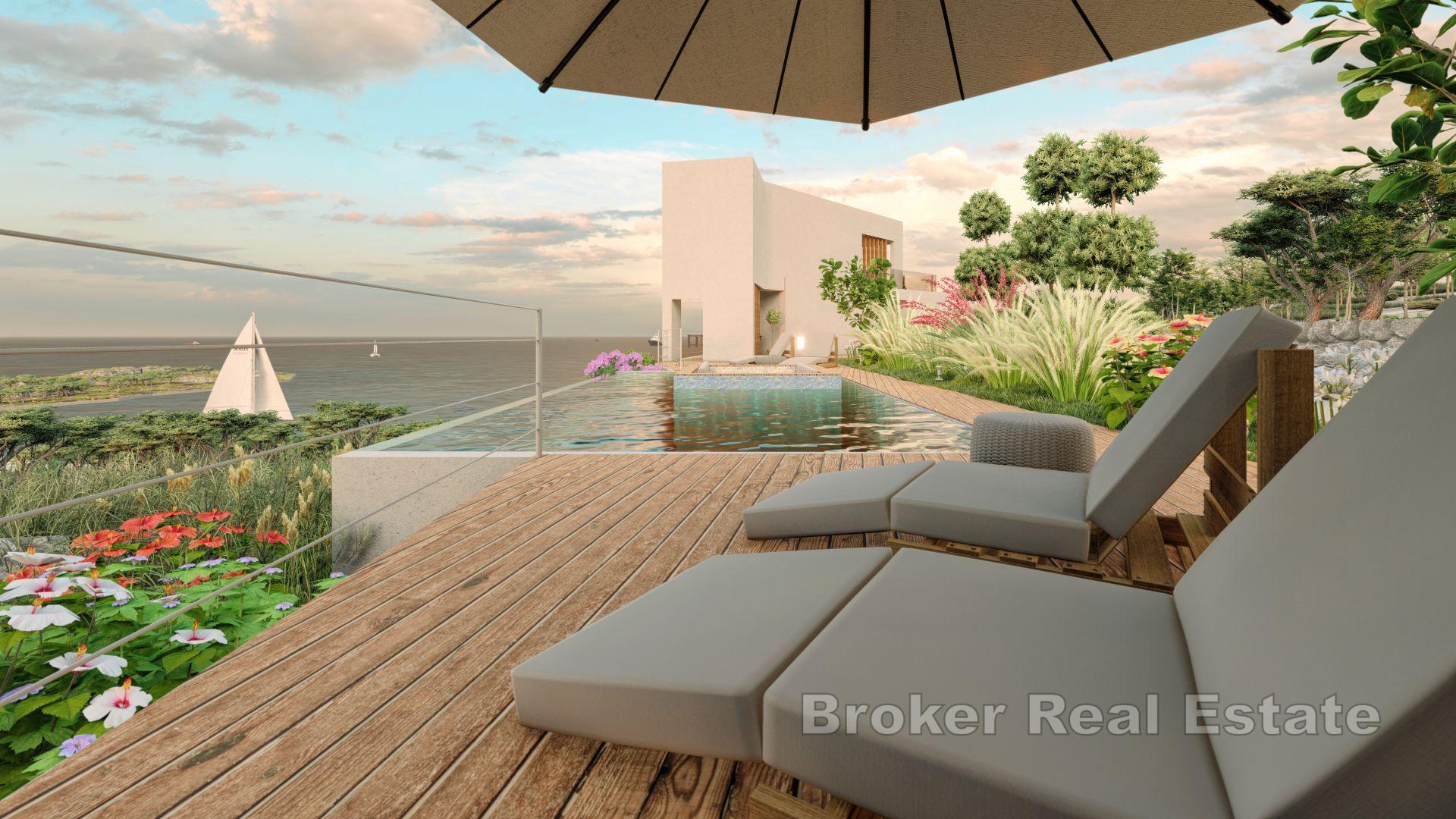 Île de Kaprije - Villa en construction dans un excellent emplacement