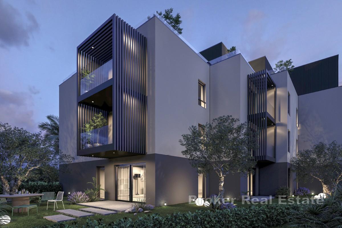 Jednopokojový apartmán v novostavbě, blízko moře