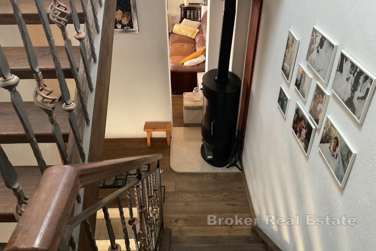 Dom w zabudowie bliźniaczej w spokojnej wiosce na półwyspie Pelješac