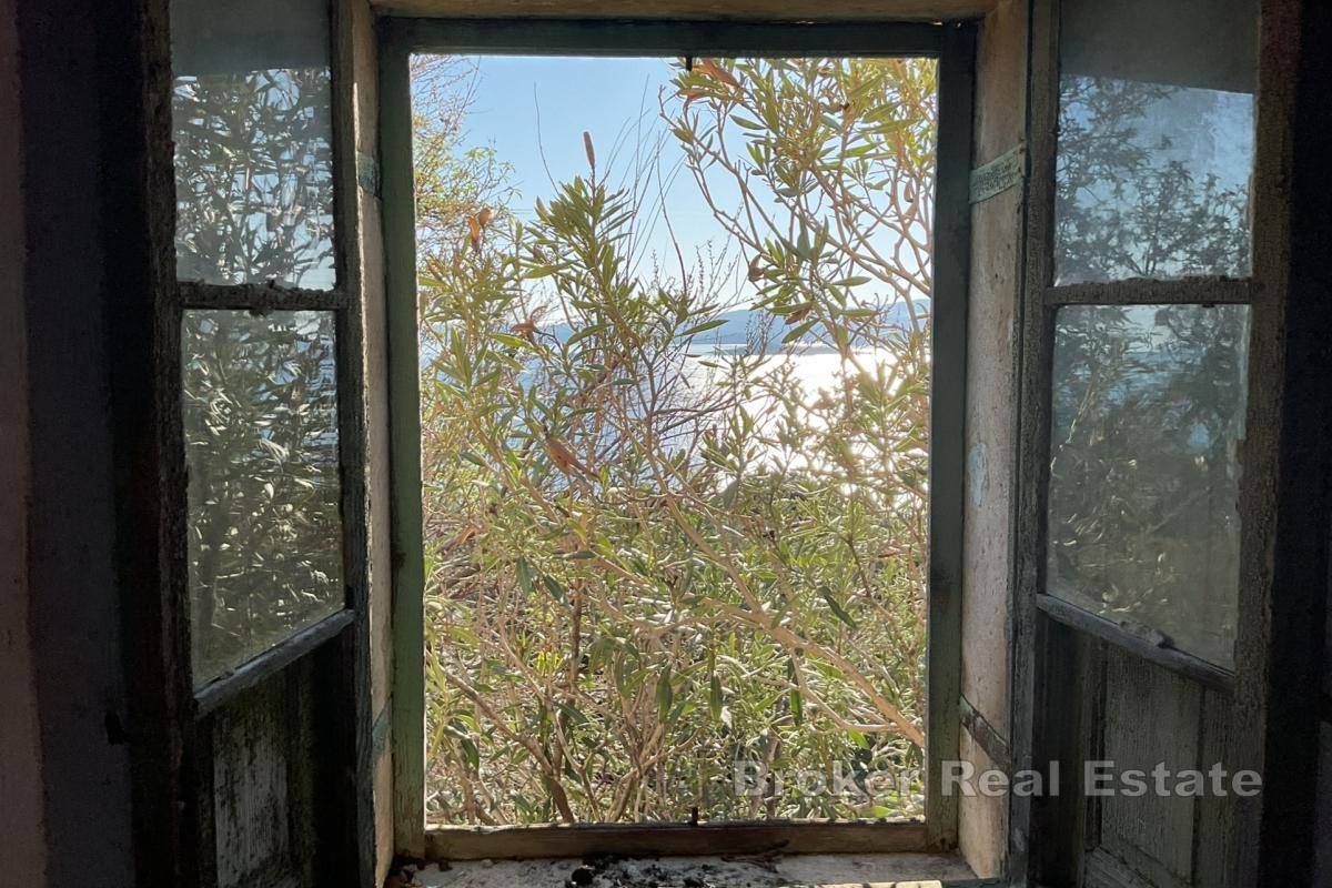 Pelješac - Kamenný dom s výhľadom na more