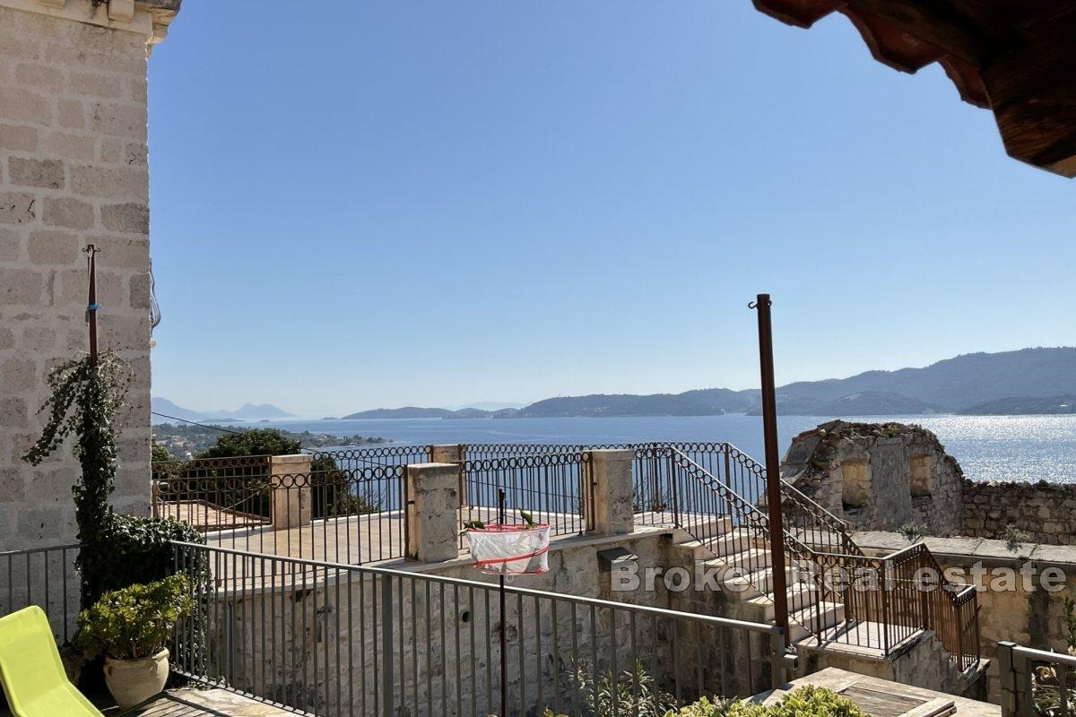 A Double Stone House with Sea View