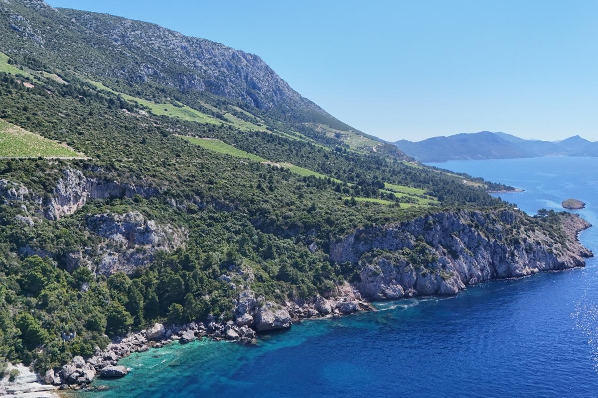 Terrain avec accès à la mer