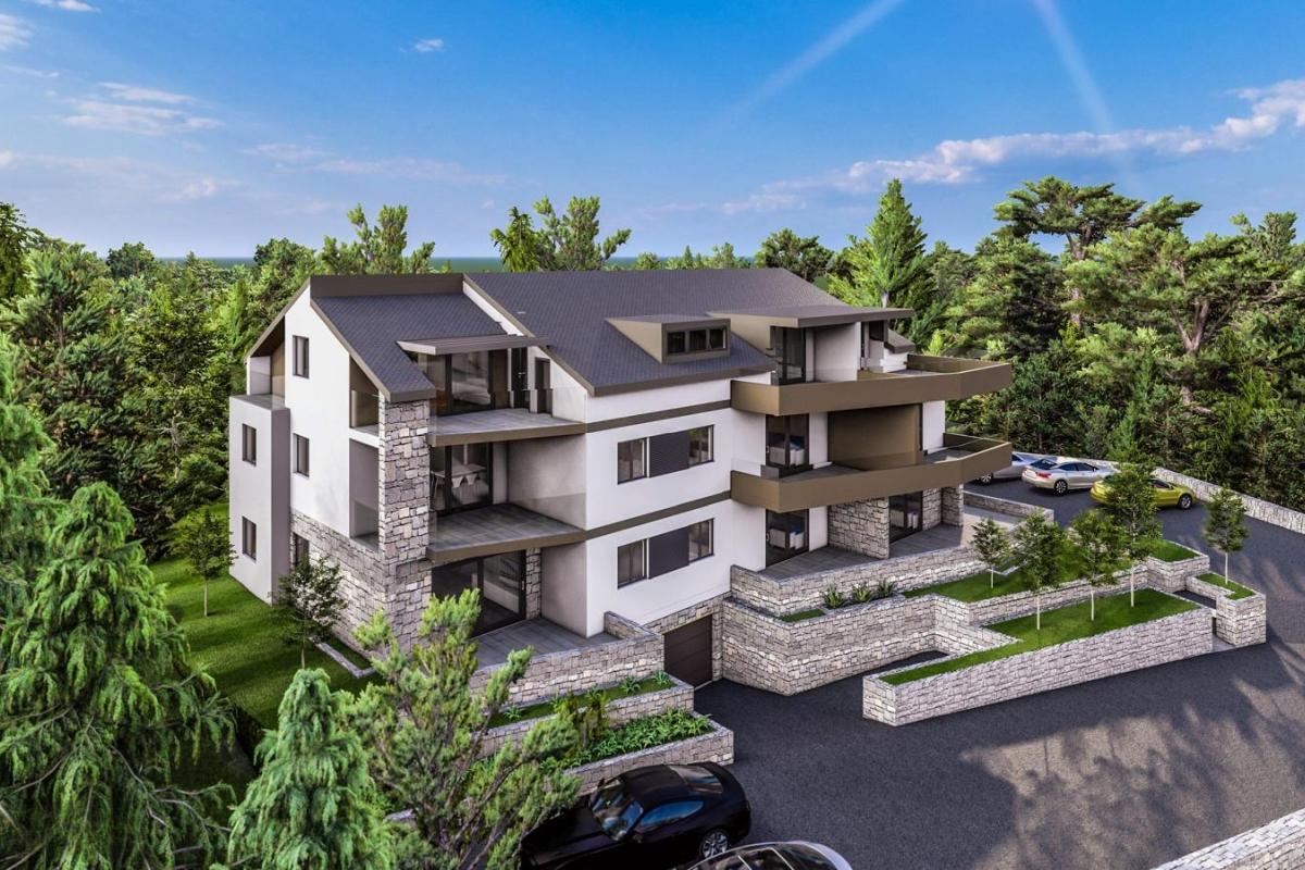 Luksusowy apartament w nowym budynku z widokiem na morze
