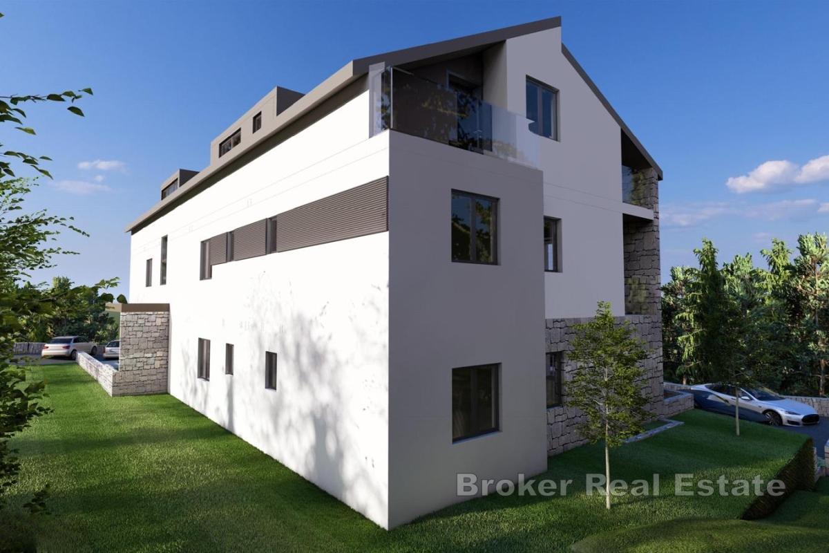 Luksusowy apartament w nowym budynku z widokiem na morze