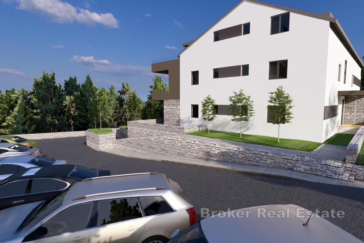 Luksusowy apartament w nowym budynku z widokiem na morze