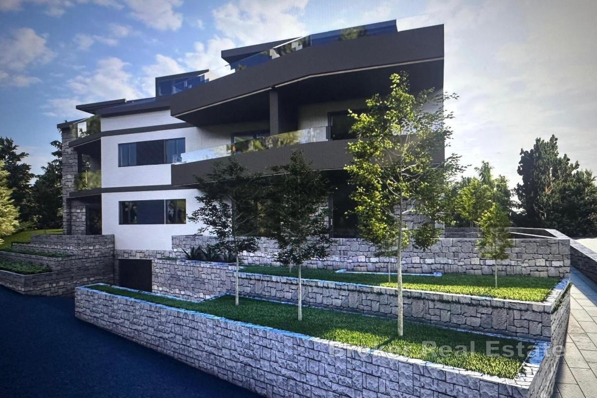 Nowoczesne mieszkanie w nowym budynku na parterze