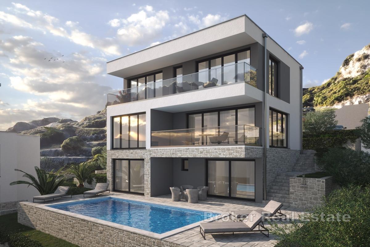 Elegante villa con piscina e vista panoramica sul mare