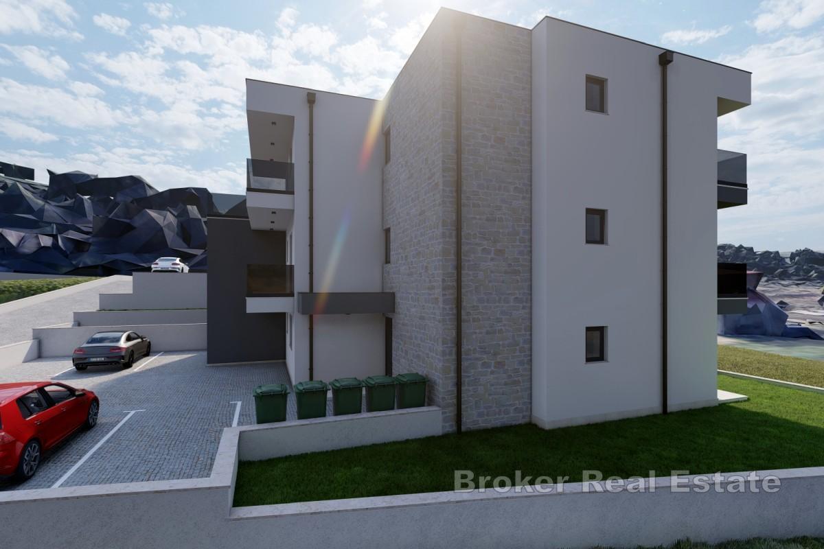 Appartement neuf et lumineux d'une chambre avec jardin - à proximité de Split et d'Omiš