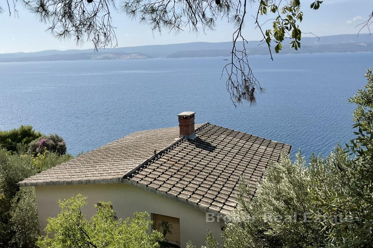 Casa con vista panoramica sul mare