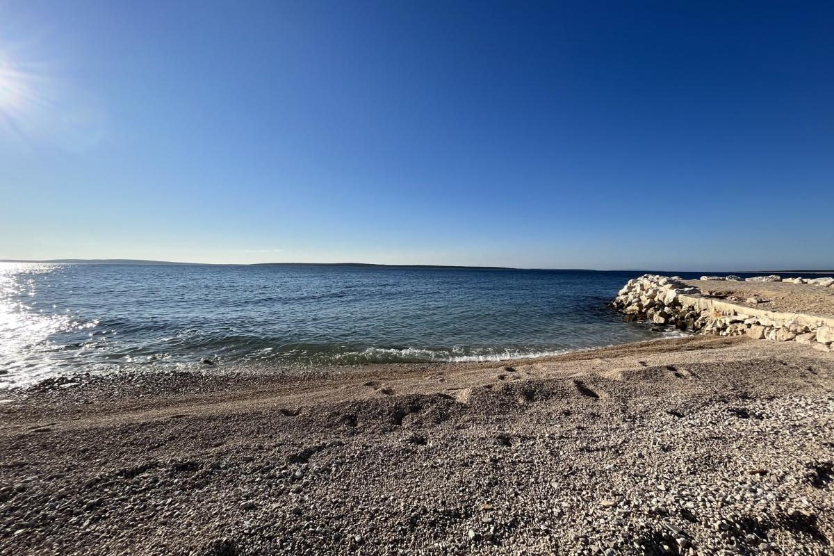 Terrain agricole en bord de mer
