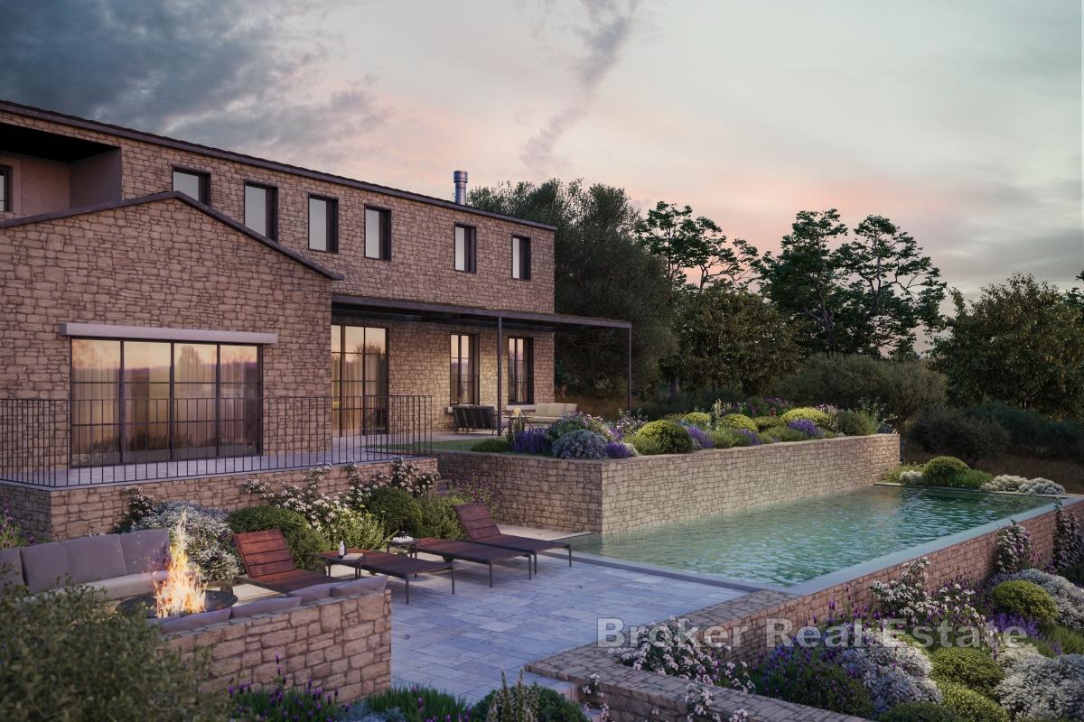 Villa de luxe en pierre avec piscine