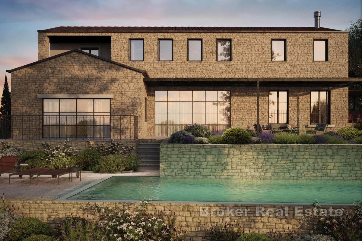 Villa de luxe en pierre avec piscine