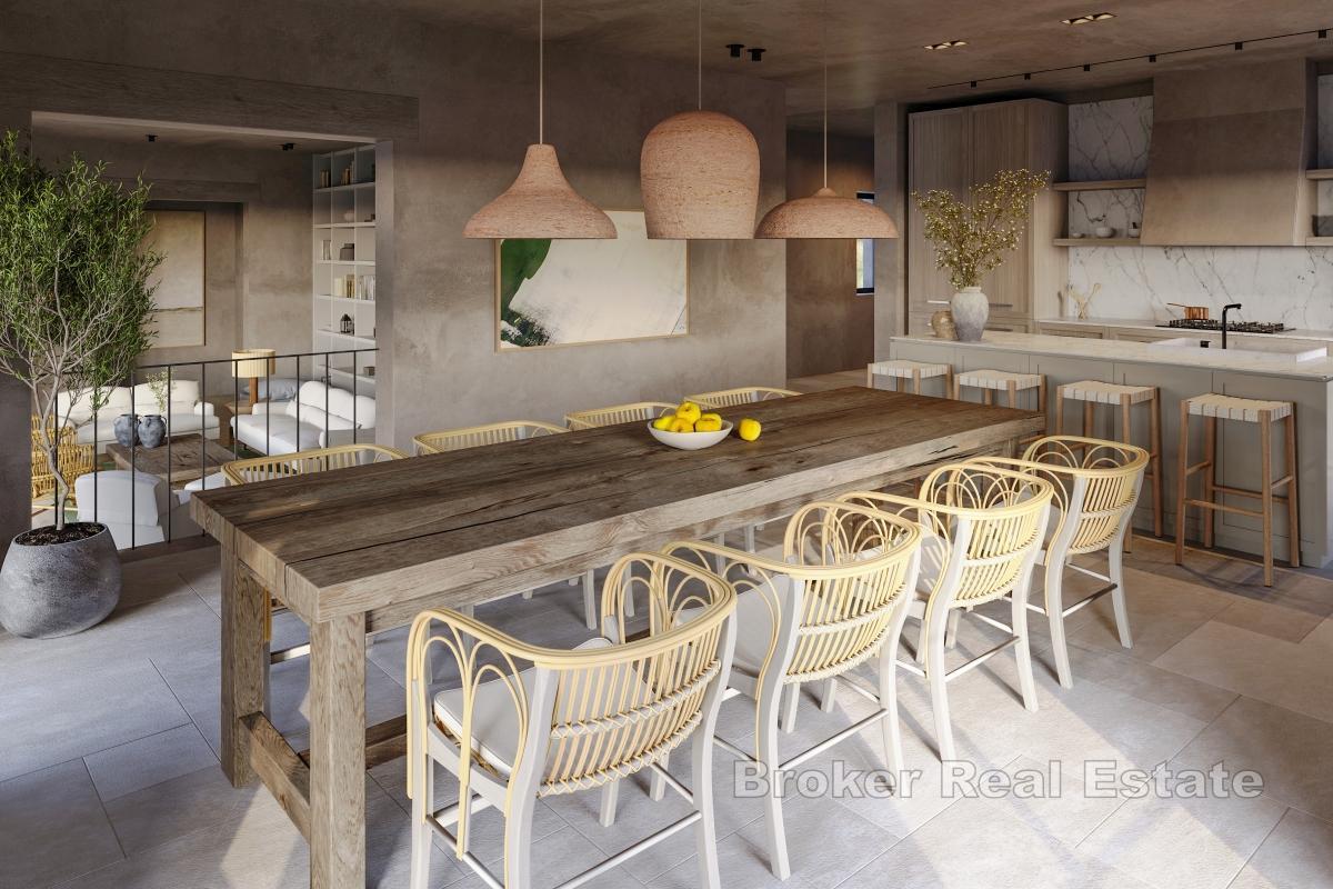 Luksuriøs steinvilla med svømmebasseng