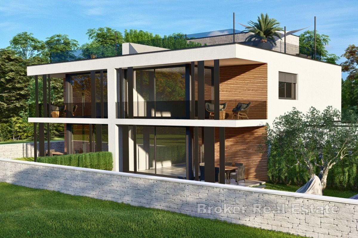 Exklusive moderne Villa mit Swimmingpool und großzügigen Dachterrassen