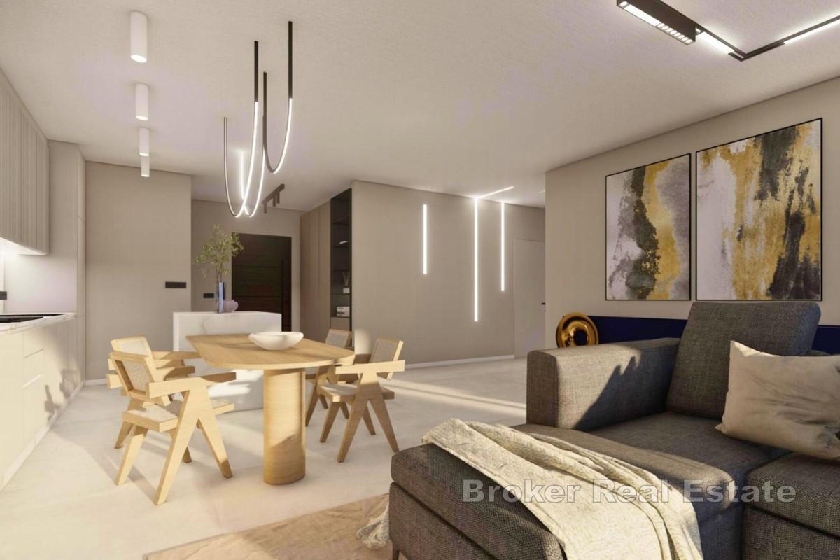 Appartement exclusif au rez-de-chaussée avec jardin et piscine