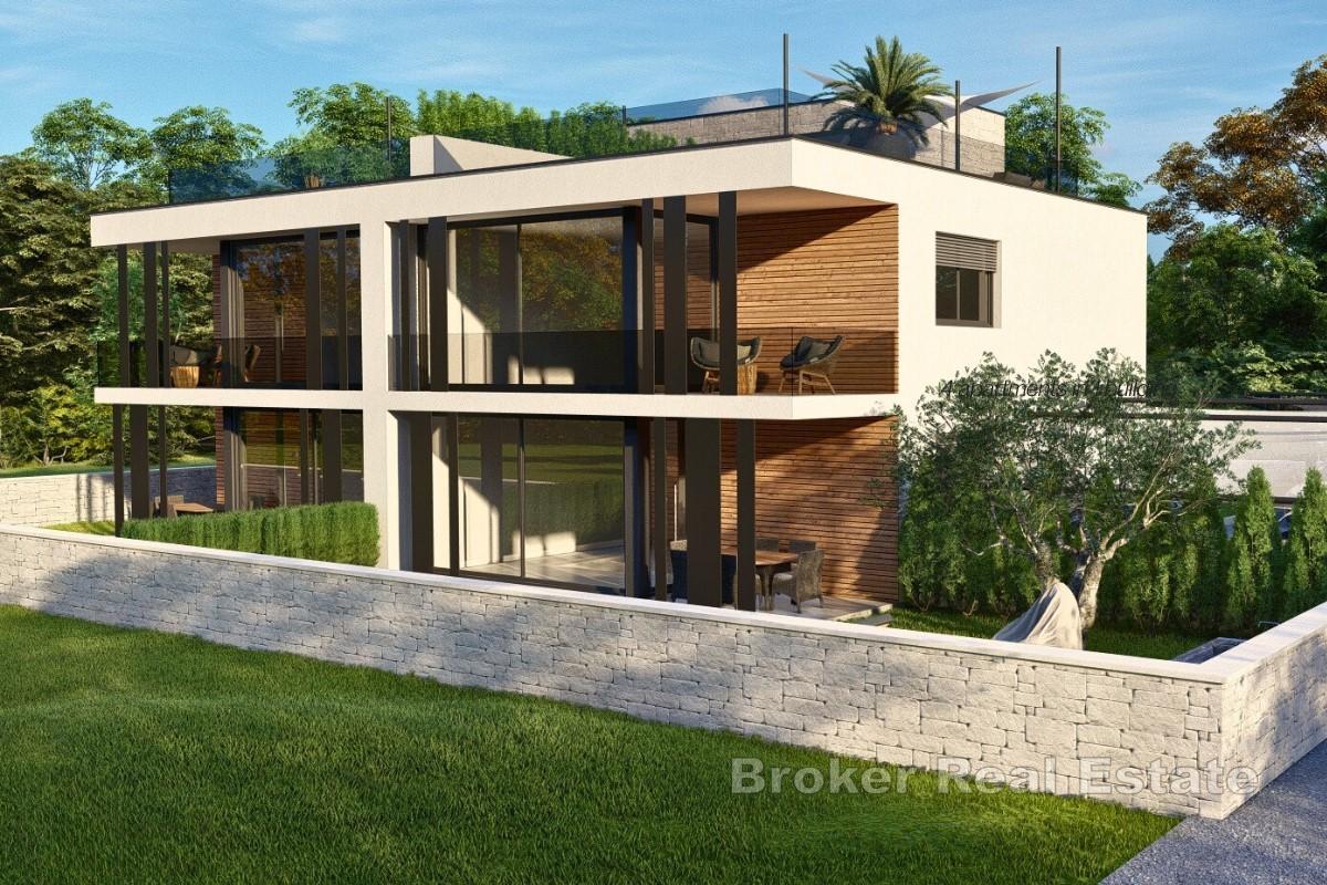 Appartement exclusif au rez-de-chaussée avec jardin et piscine