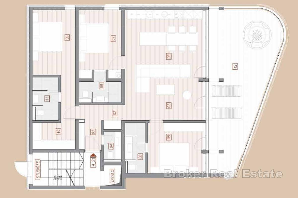 Appartamento di lusso con jacuzzi e vista mare