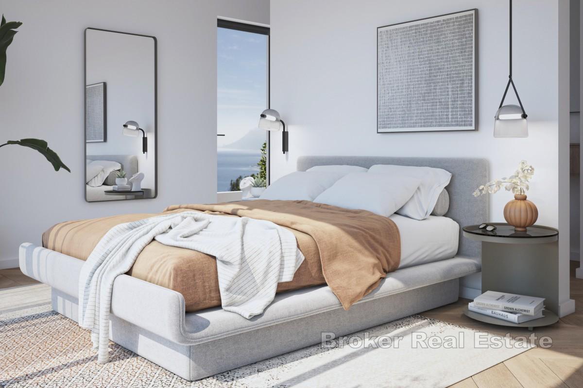 Appartement exclusif de trois chambres au rez-de-chaussée avec terrasse