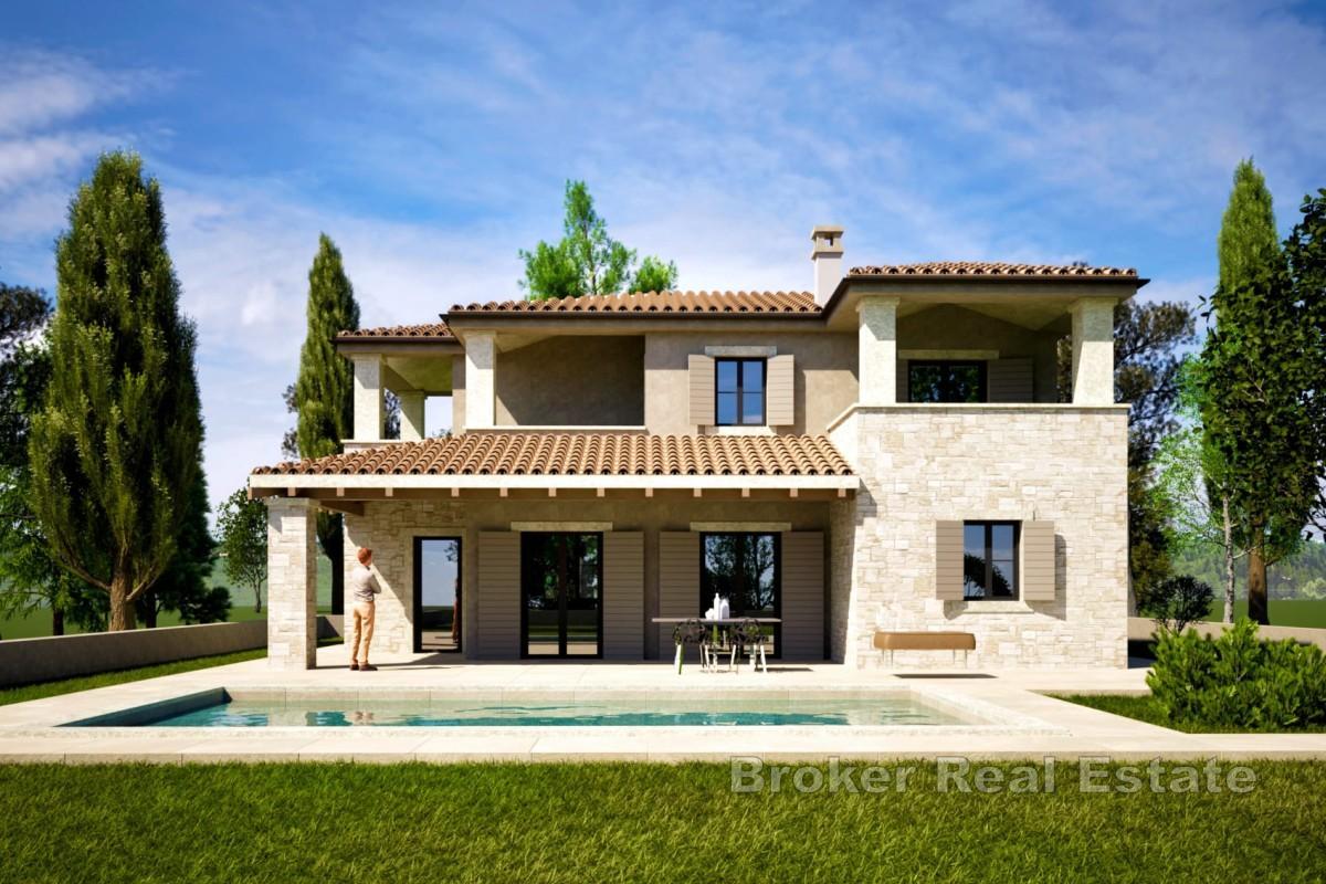 Autentica villa istriana con piscina e vista panoramica