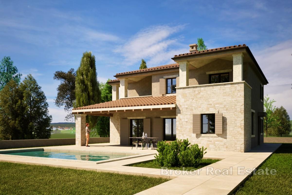 Autentica villa istriana con piscina e vista panoramica