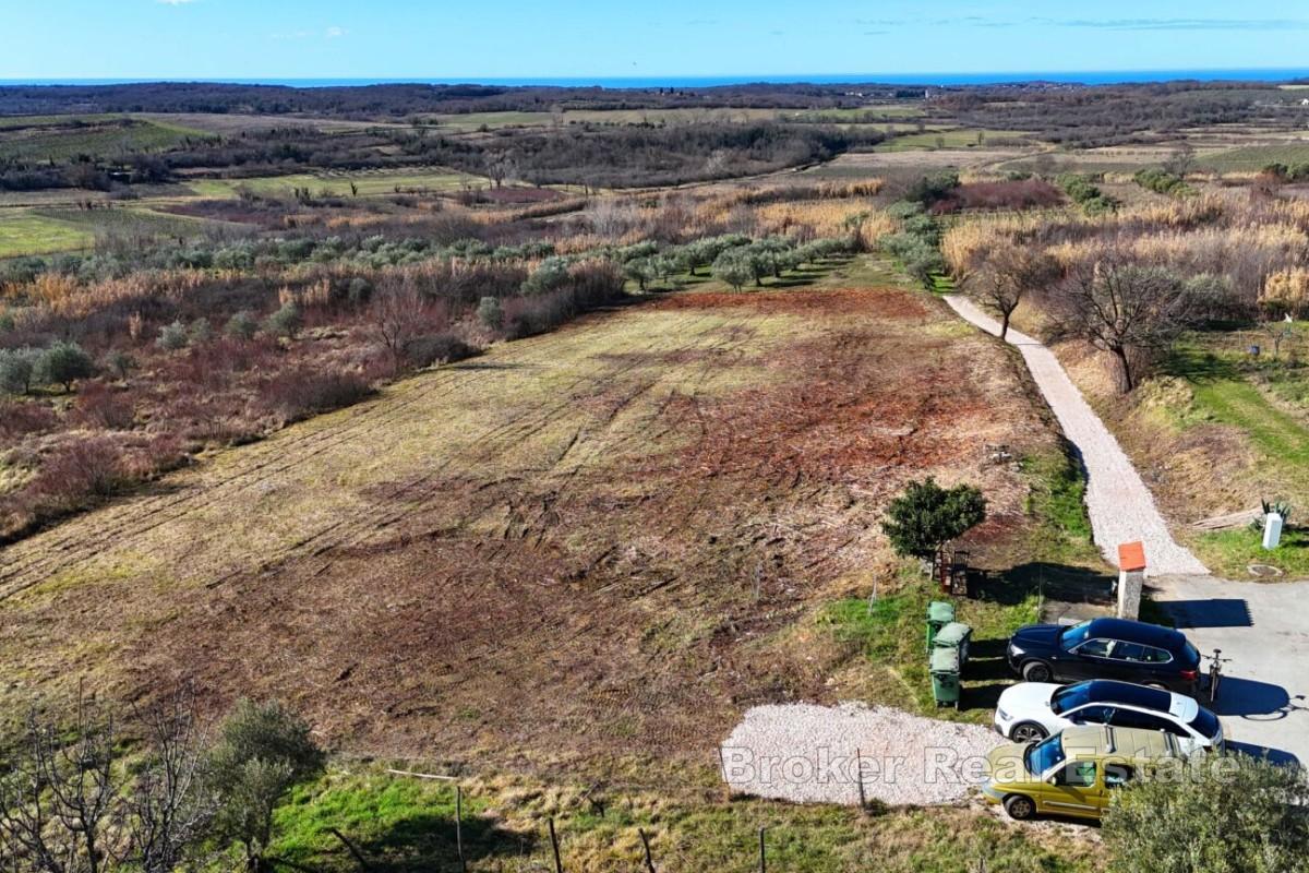 Terrain constructible pour villa avec vue mer