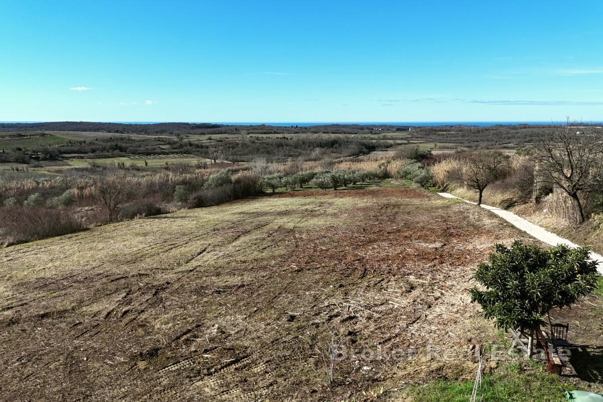 Terrain constructible pour villa avec vue mer