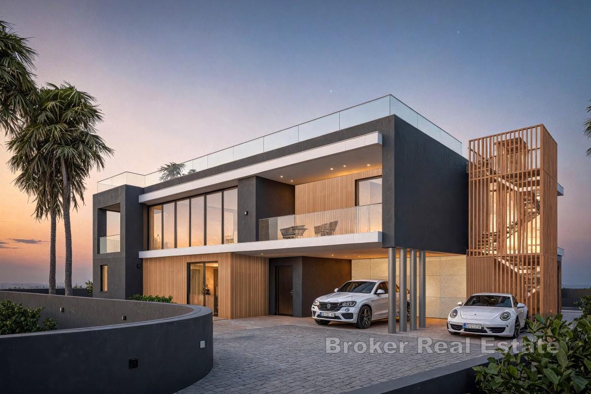 Exklusive Wohnvilla am Meer mit privater Dachterrasse