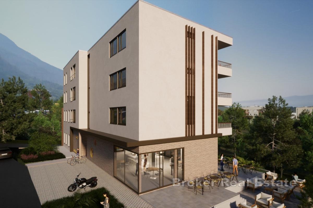 Jednopokojový byt s výhledem na moře v moderní novostavbě