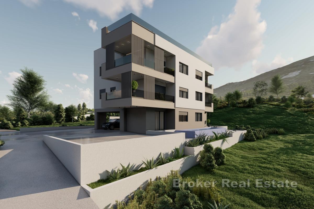 Przestronny penthouse z balkonem i loggią w nowym budynku