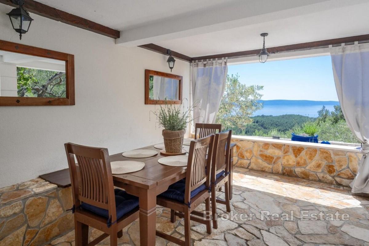 Villa méditerranéenne avec piscine à débordement, vue mer et oliveraie privée