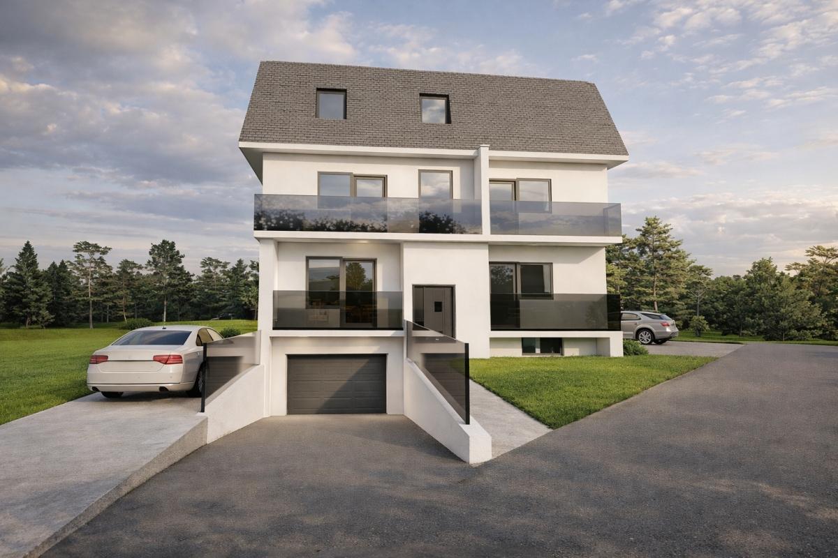 Neubau Dugave – 1-Zimmer-Wohnung im 2. Obergeschoss mit Balkon