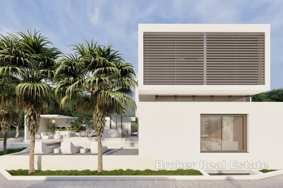 Villa moderne avec piscine et vue panoramique sur l'Adriatique