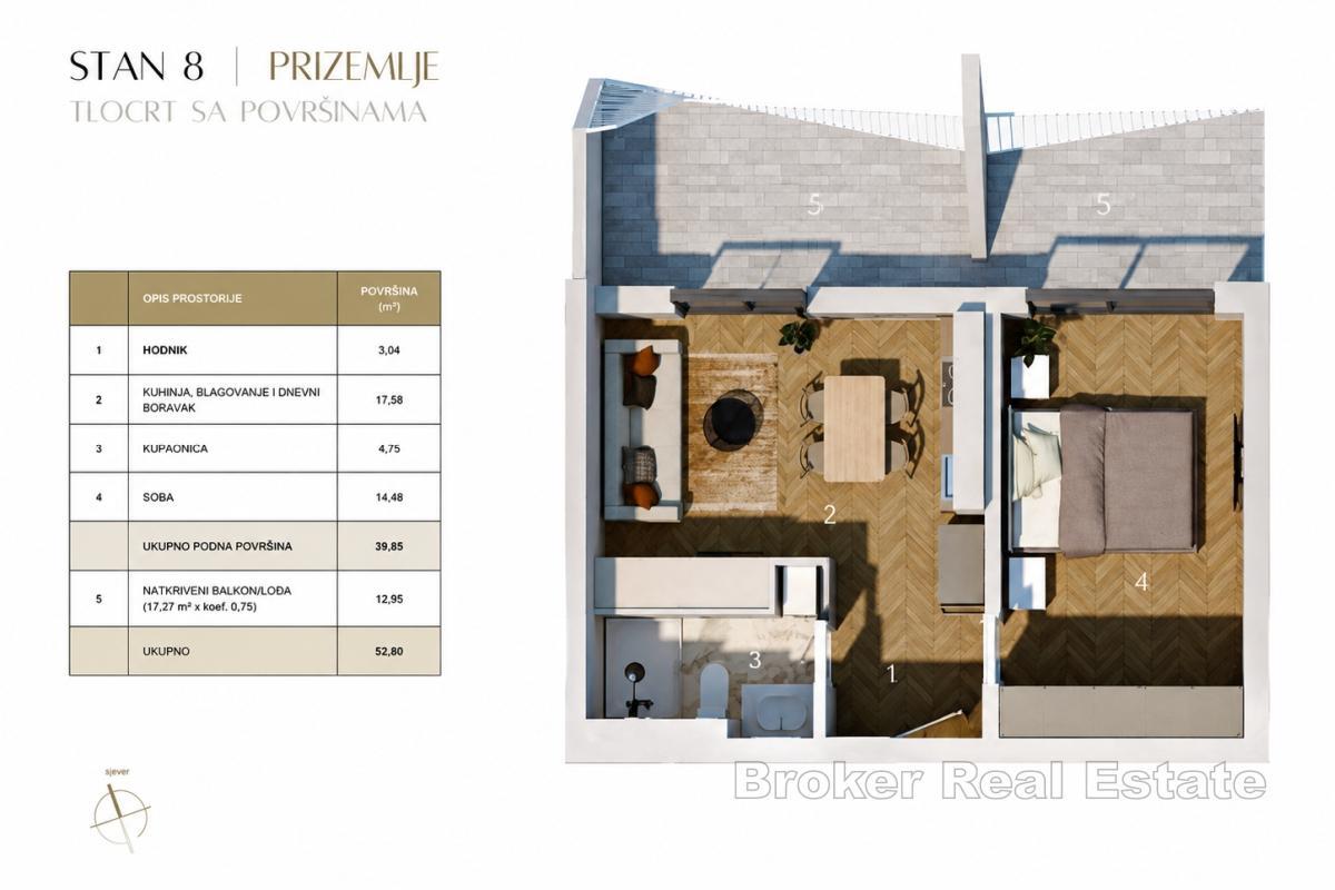 Priestranný jednoizbový byt v kvalitnej novostavbe