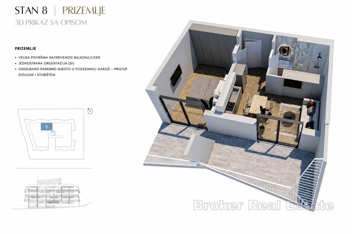 Priestranný jednoizbový byt v kvalitnej novostavbe