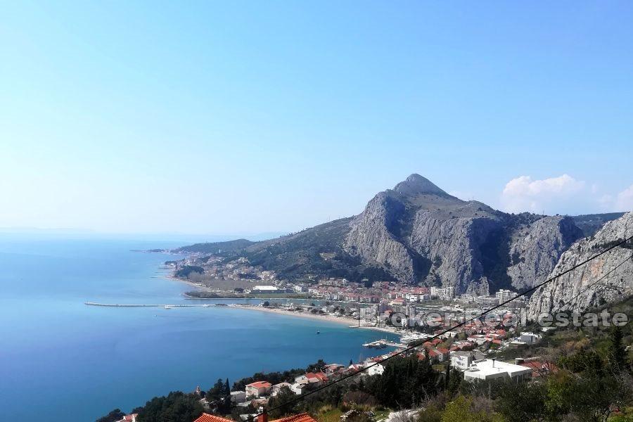 Omis - Terrain constructible avec vue mer