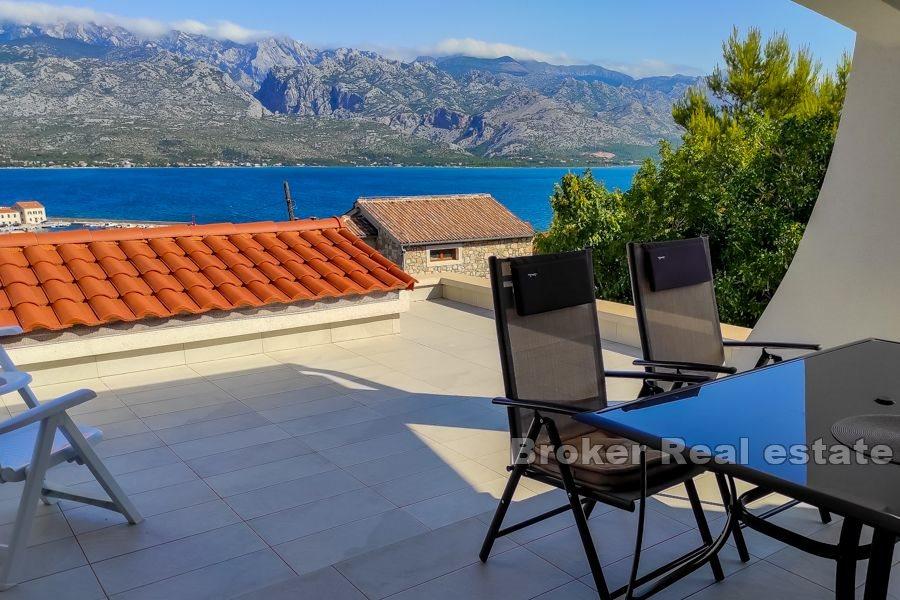 Proche Zadar - Maison jumelée avec vue mer