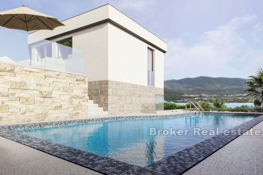 Île de Ciovo - Villa en construction, vue mer