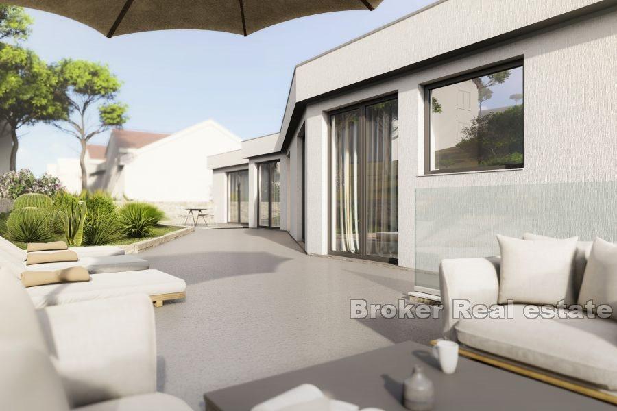 Île de Ciovo - Villa en construction, vue mer