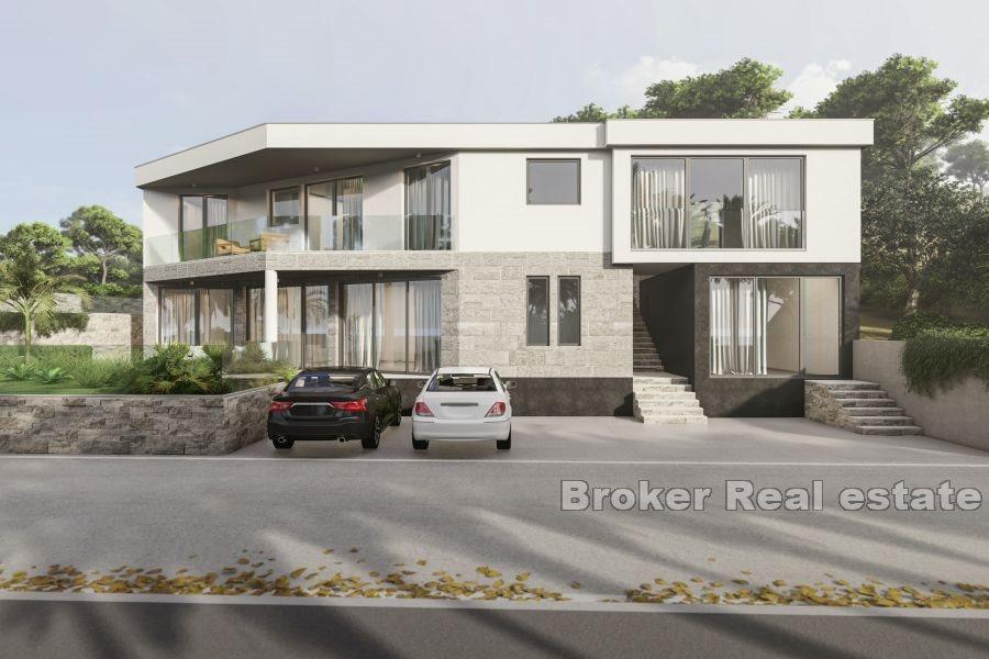 Île de Ciovo - Villa en construction, vue mer